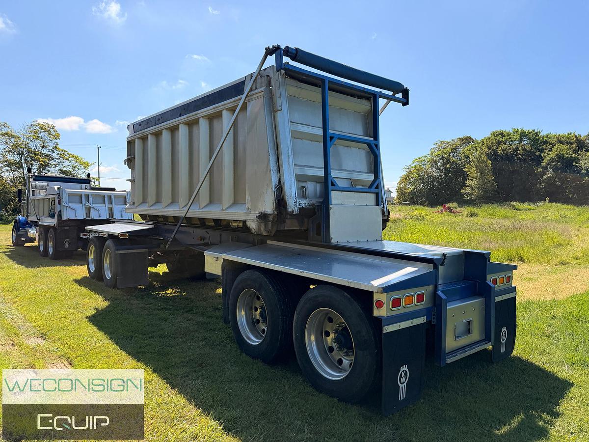 Used 2007 Kenworth W900 Dump Truck w/ K-Line Quad Transfer