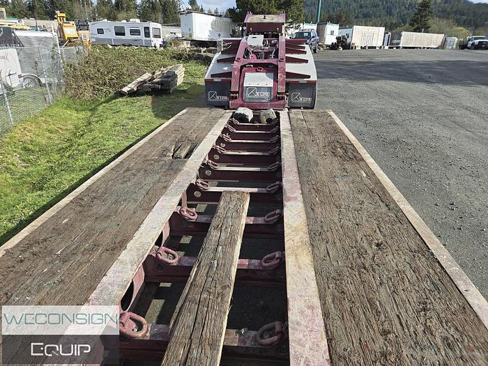 Used 2023 K-Line 8 Axle 55 Ton Hydraulic Neck Lowbed Combination