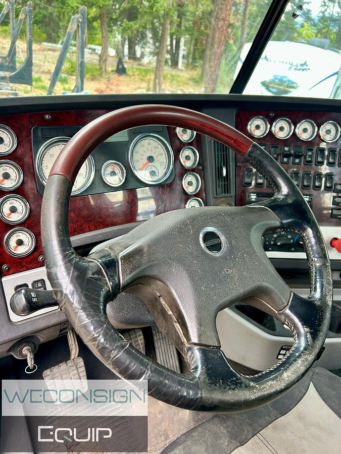 Used 2019 Freightliner Tri Drive Log Truck w/ 2019 Doepker Quad Axle Log Trailer