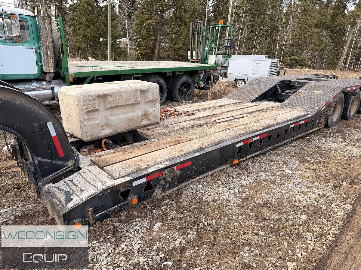 Used 1991 Trail King 50 Ton Lowboy Trailer