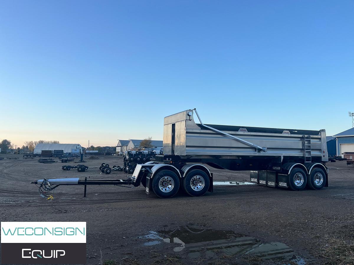 Used 2025 Cancade Aluminum Quad Wagon Gravel Trailer