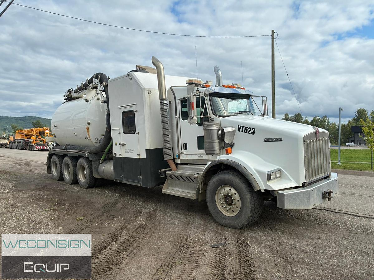 Used 2016 Kenworth T800 Tri Axle Hydrovac