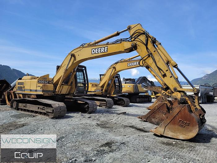Used 2001 John Deere 200LC Excavator