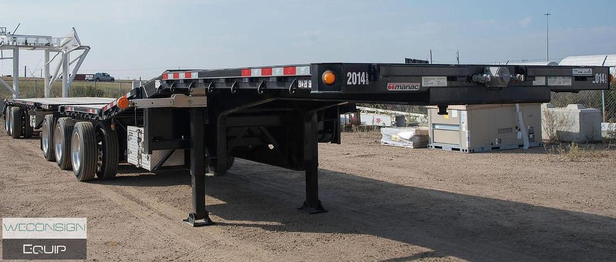 Used 2014/2015 Manac Super B Flat Deck