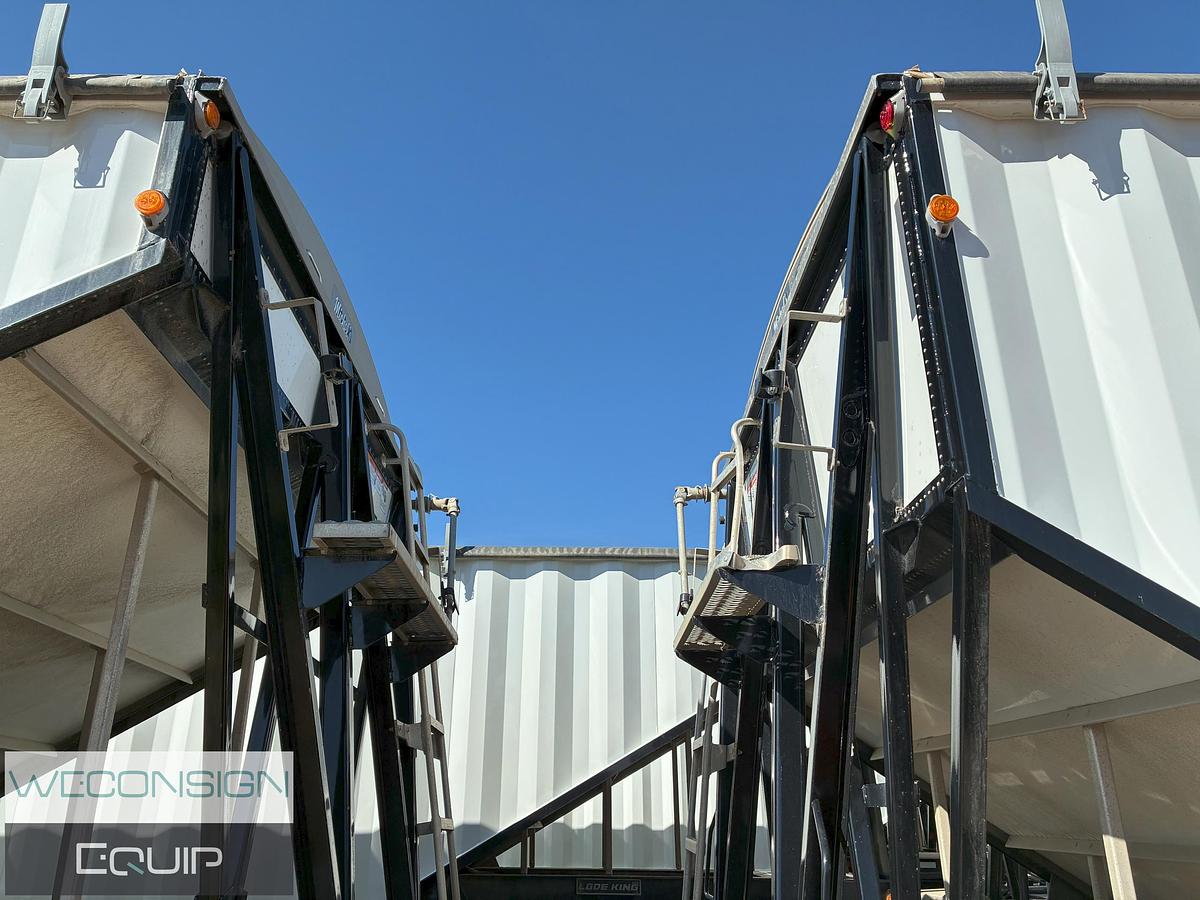 Used 2024 Lode King Super B Bottom End Dump Gravel Trailer