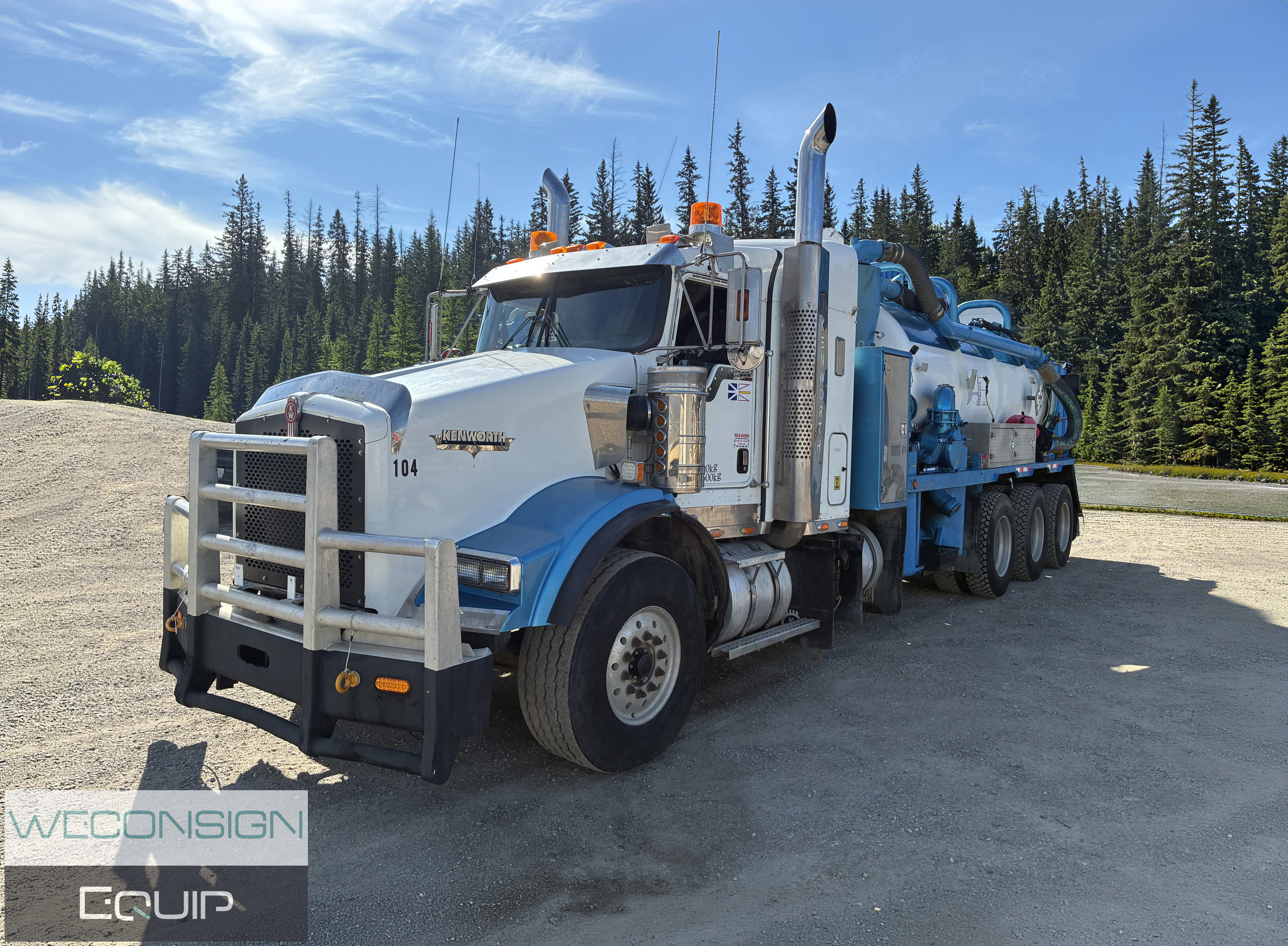 Used 2008 Kenworth T800 Combo Vacuum Truck