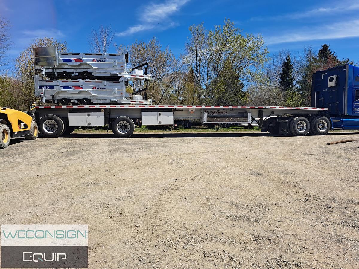 Used 2017 Fontain HAR5212WSA Flat Bed Trailer