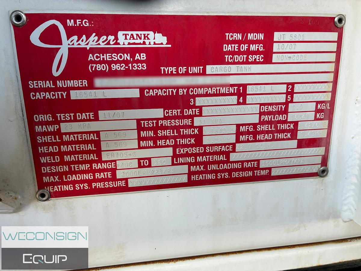 Used 2014 Jasper Tandem Non Code Stiff Pole Trailer
