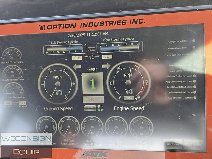 Used 2013 Option Industries Cossack 6 x 6