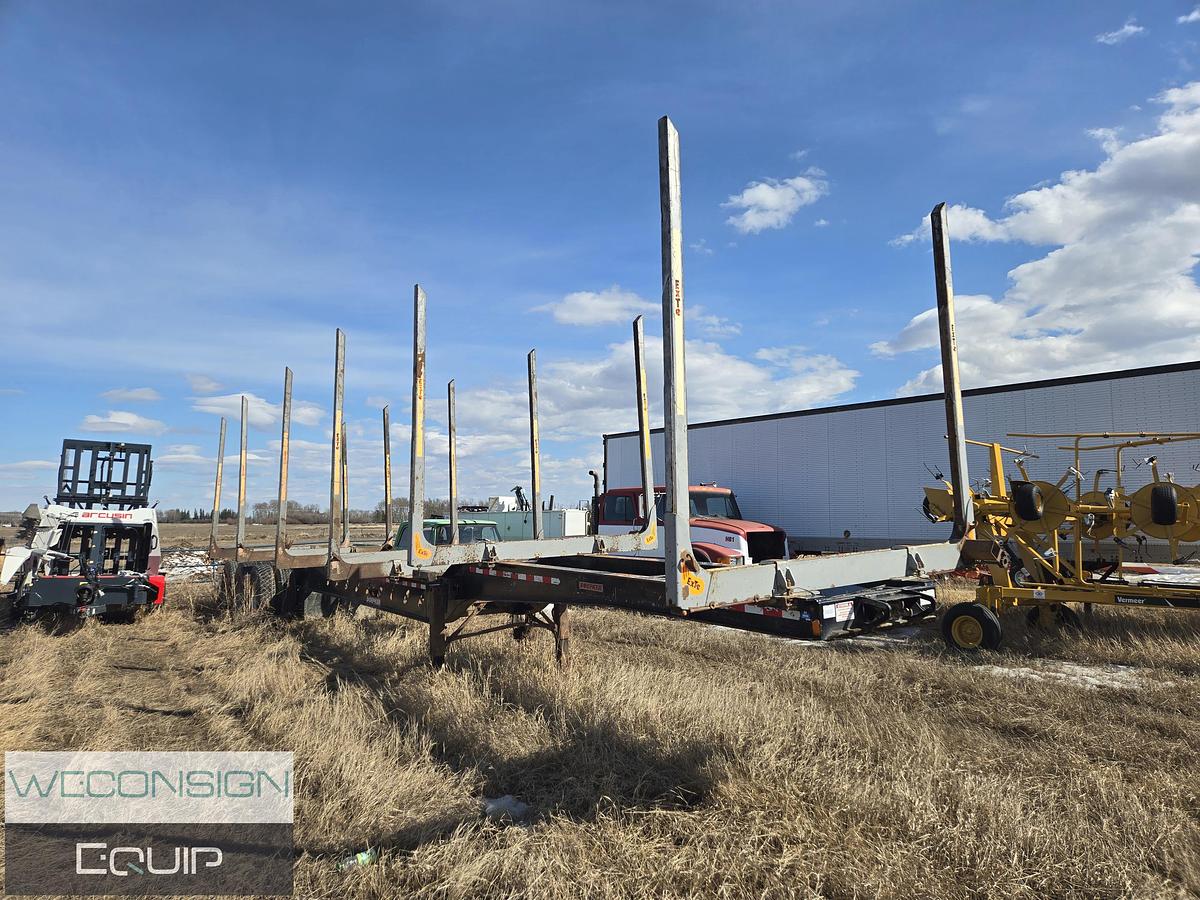 Used 2017 Doepker Hay Rack Logging Trailer