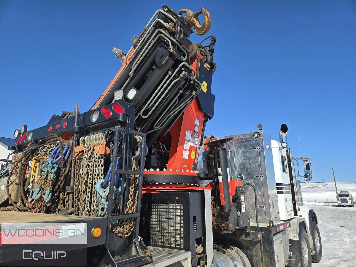 Used 2014 Peterbilt 367 Tan Tri 30 Ton Knuckle Boom Truck