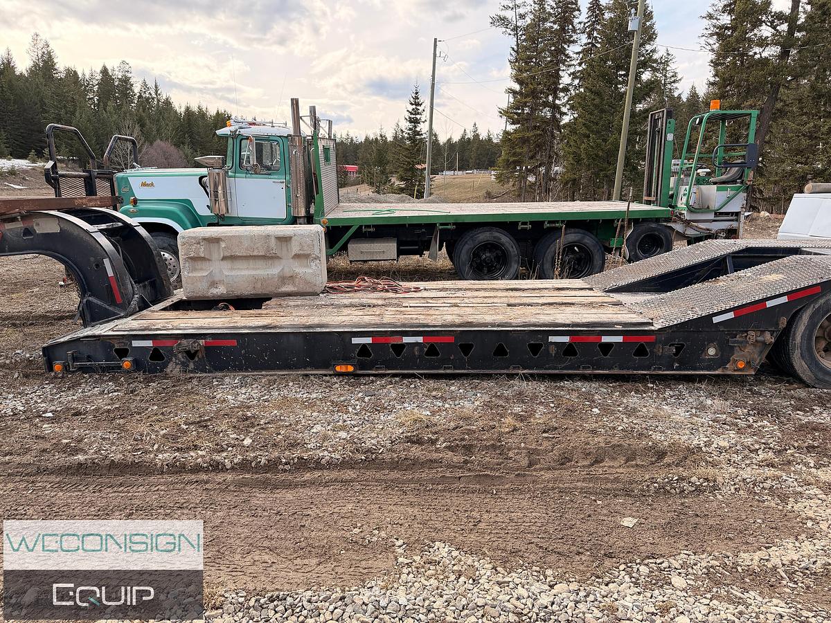 Used 1991 Trail King 50 Ton Lowboy Trailer