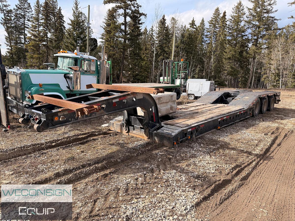 Used 1991 Trail King 50 Ton Lowboy Trailer