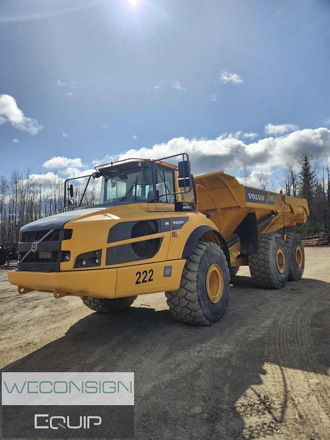 Used 2016 Volvo A40G Articulated Dump Truck