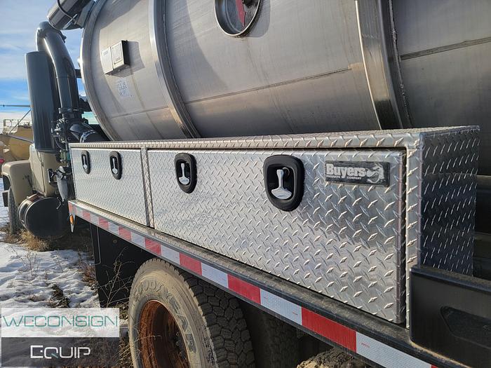 Used 2012 Brenner 407 Stainless Straight Vac Tank Rig Up (not chassis mounted)