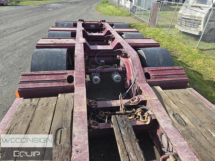 Used 2023 K-Line 8 Axle 55 Ton Hydraulic Neck Lowbed Combination