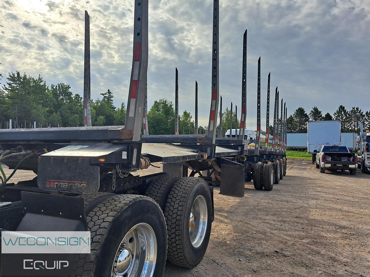 Used 2024 Manac 23451A541 Quad Axle Log Trailer