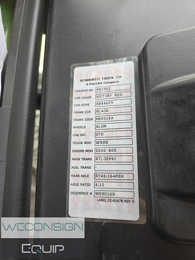 Used 2022 Kenworth W900L TA Heavy Spec Tractor