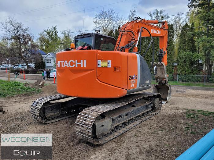 Used 2011 Hitachi ZX135US-3 Excavator