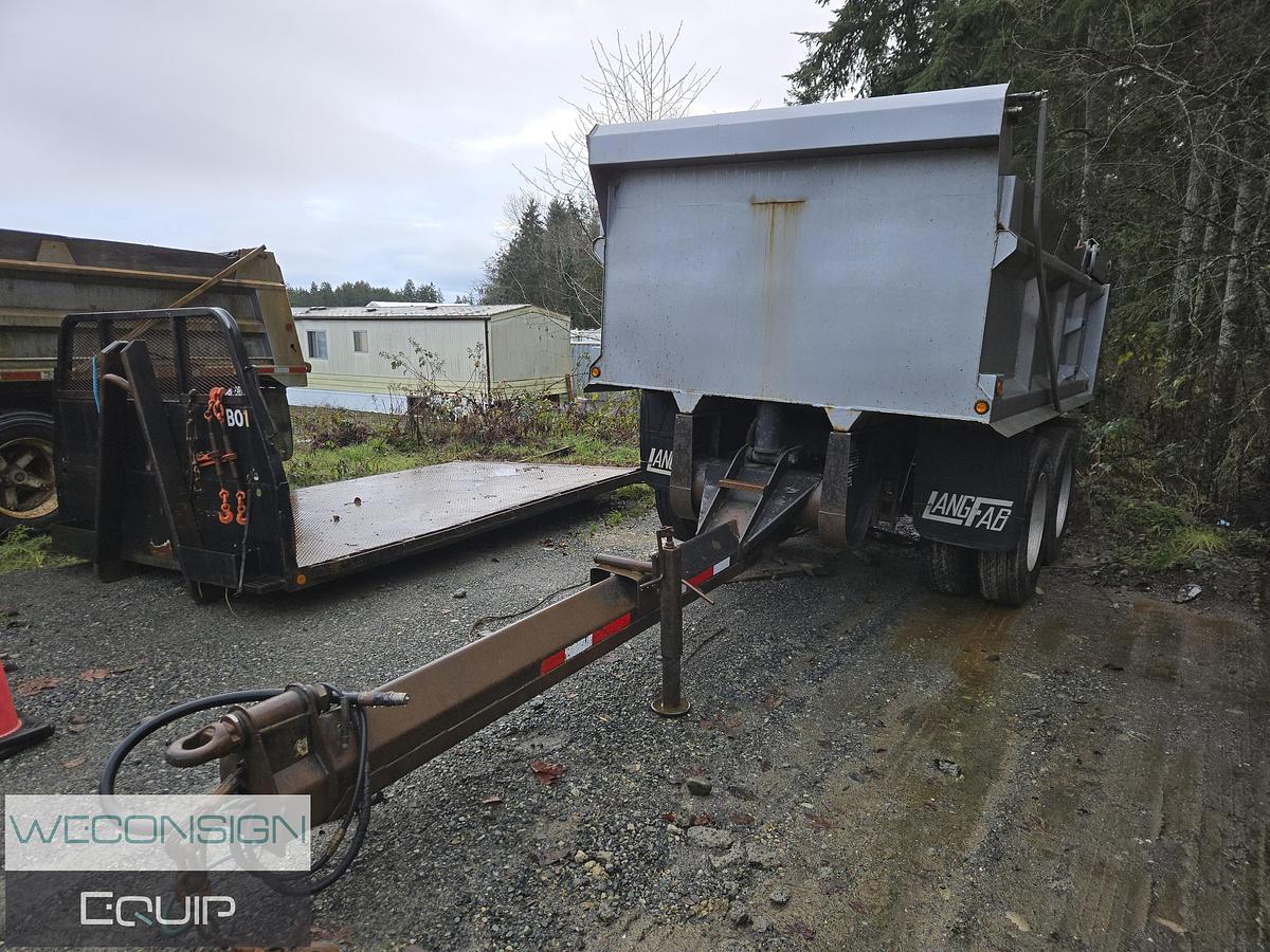 Used 2005 Langfab Pony Dump Trailer