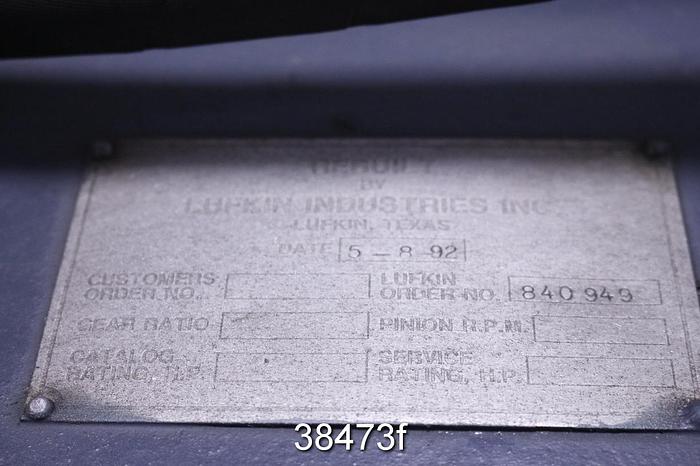 Refurbished Lufkin SFC175.8CH Gear Box, 3.92/1 Ratio #38473