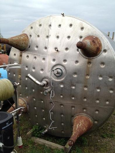 Brugt 11.000 liters rustfri tank