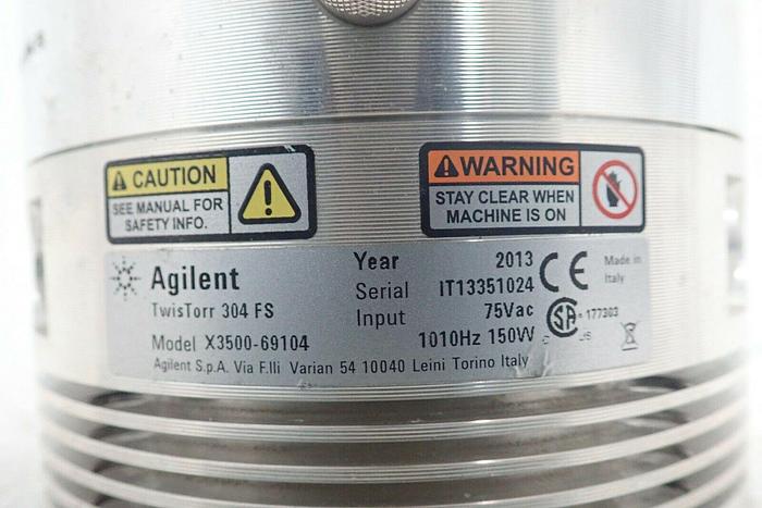 Used Agilent Technologies TwisTorr 304 FS X3500-69104 Vacuum Pump