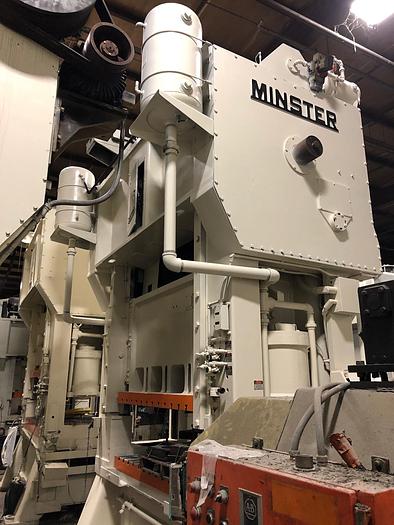 Used 400 TON MINSTER SSDC PRESS, E2-400-84-48, NEW 1985