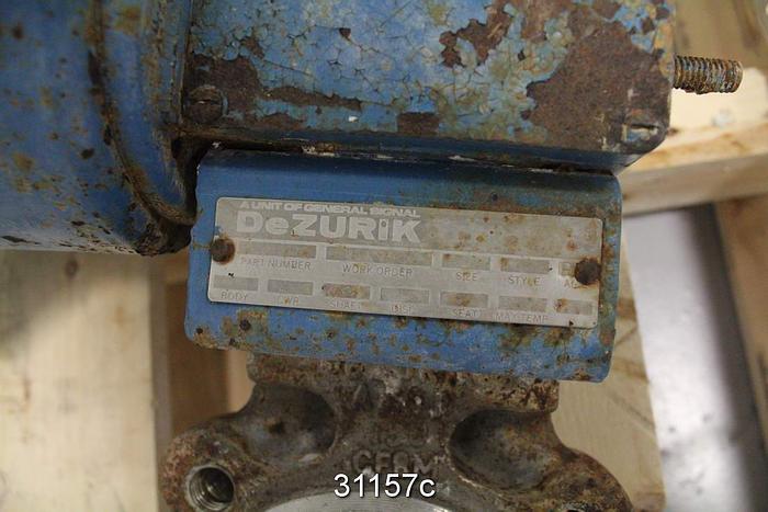 Used Dezurik 9208109 3" Butterfly Control Valve #31157