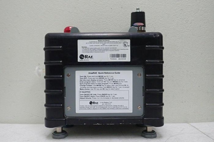 Used RAE AreaRAE Multiple Gas Detector Monitor with Accessories Kit and Case