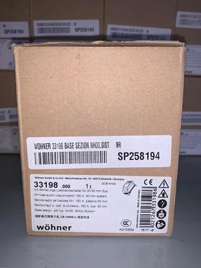 Fuse switch disconnector NH00 160A 33198 - Wöhner