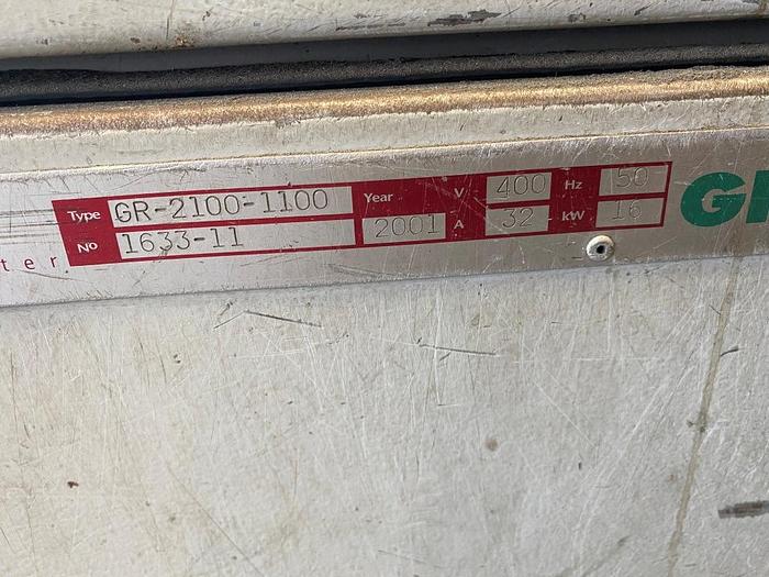 Used 2001 GrindingMaster 2000 GR-2100-1100 Belt Linishing Machine