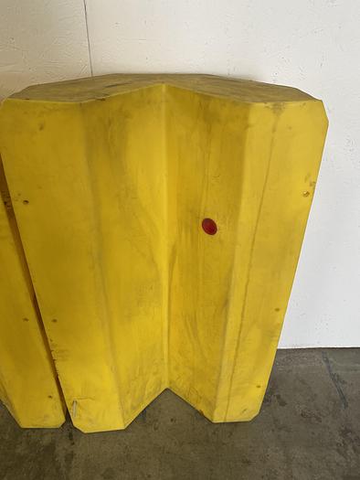 Used Poly Structural Industrial Column Protector 8 1/2" x 8 1/2" Square Opening 42" H