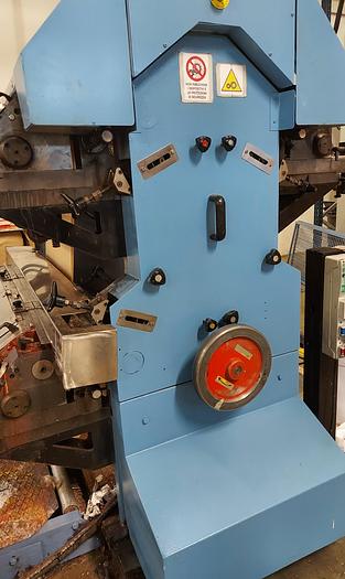 Used 1991 CASTALDINI EIS 36 - flat & satchel paper bag machine with 3 col. flexo (perforation)