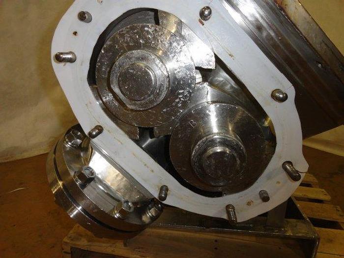 Used Waukesha/Cherry Burrell Positive Displacement Pump, Size 324, 6" in and out