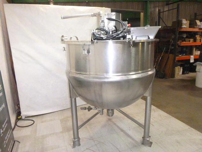 Used Lee Industries Kettle w/Dual Motion Scrape Surface Agitation; Md#300D9MS; 300G