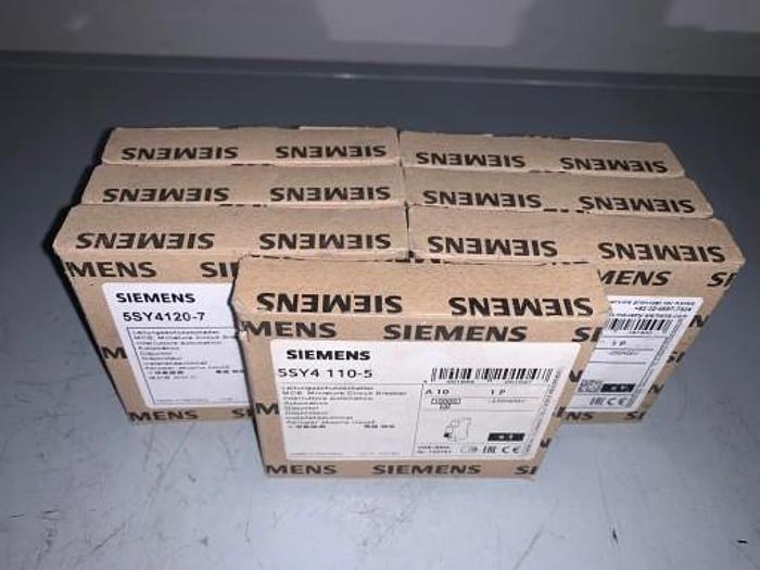 Siemens 5SY4 110-5 Circuit Breaker 1P 10A x7