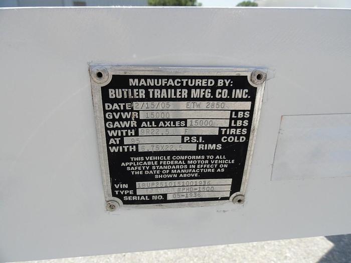 Used Butler BPHD-1500 Extendable Pole Trailer - 01936