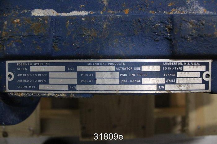 Used Moyno-RKL LAF 1x3-8 Pinch Valve #31809