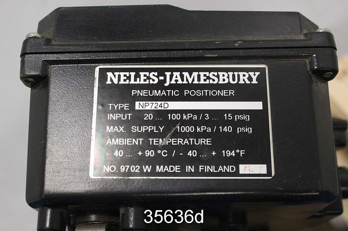 Unused Neles Jamesbury 815L-11-3600-MT 8" Butterfly Valve #35636