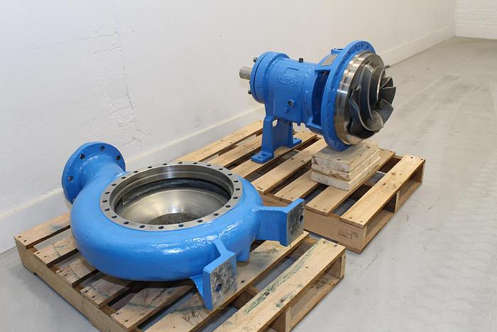 Used Goulds 3196 6x8x15 Pump, Stainless Steel Casing #43745