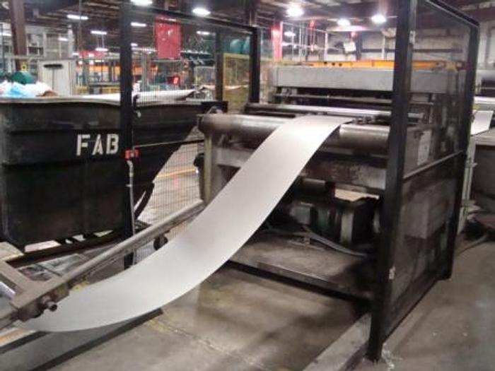 Used 36" WIDE IOWA PRECISION MODEL FTS1436 CUT TO LENGTH LINE