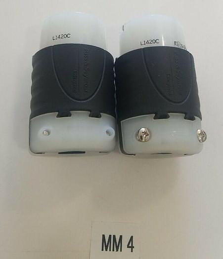 *NEW* LOT OF 2 Pass & Seymour L1420C locking cord end 20 Amp 125/250 volt