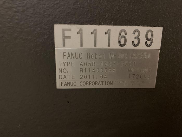 Used FANUC M900iA/350 6 AXIS CNC ROBOT WITH R30iA CONTROLLER 350KG X 2650mm REACH