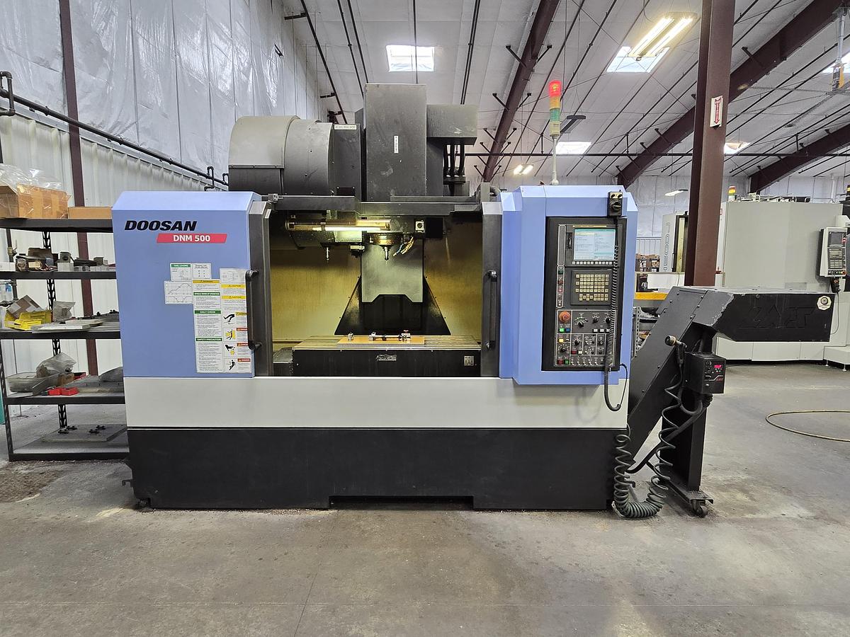 Used 2012 Doosan DNM500 CNC Vertical Machining Center