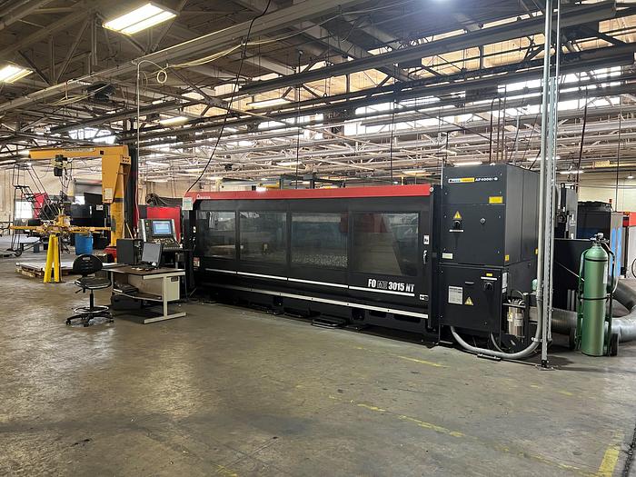Used 2012 Amada FOMII 3015NT 4,000 Watt CNC Laser