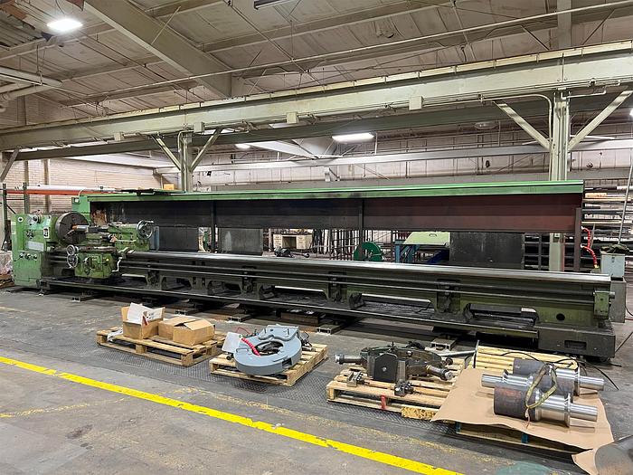 Used Weipert 34" x 325" Large Capacity Engine Lathe