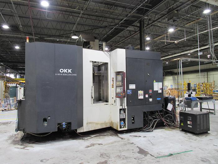 Used 2015 OKK HM8000S 4-Axis High Speed CNC Horizontal Machining Center