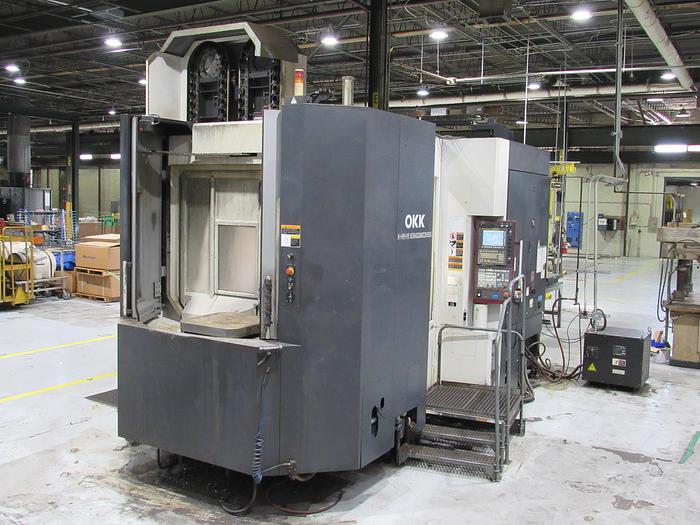Used 2015 OKK HM8000S 4-Axis High Speed CNC Horizontal Machining Center