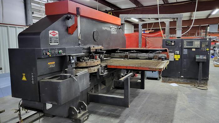 Used 2001 Amada VIPROS-357 QUEEN 33-Ton CNC Punch Press